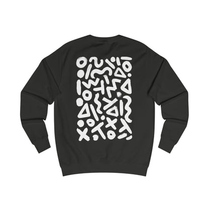 SWEATSHIRT WITH ABSTRACT DESIGN
