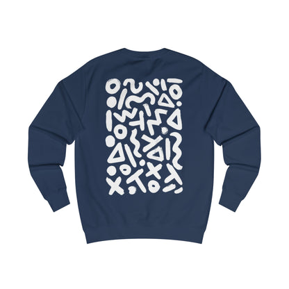 SWEATSHIRT WITH ABSTRACT DESIGN