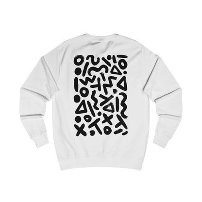 SWEATSHIRT WITH ABSTRACT DESIGN