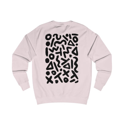 SWEATSHIRT WITH ABSTRACT DESIGN