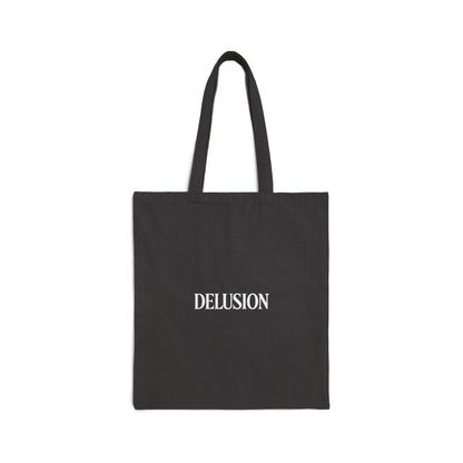 DELUSION COTTON CANVAS TOTE BAG